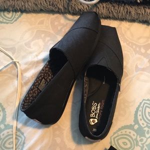 Black Bobs from Skechers . Never worn Size 9